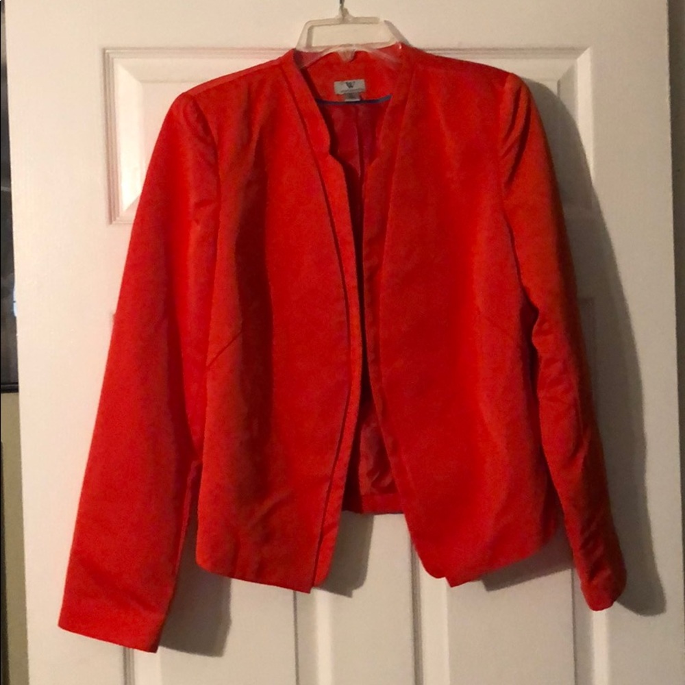 Women’s orange blazer